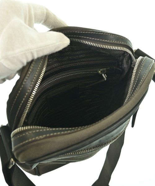 Prada Logo Jacquard Shoulder Bag — view 5