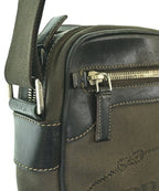 Prada Logo Jacquard Shoulder Bag — view 8