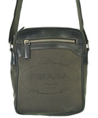 Prada Logo Jacquard Shoulder Bag