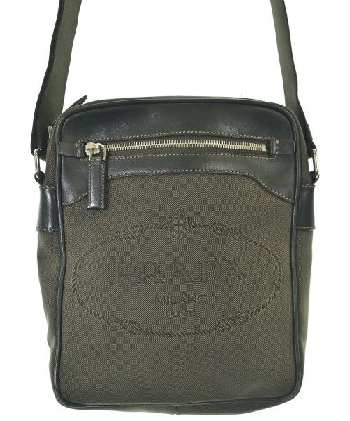 Prada Logo Jacquard Shoulder Bag