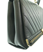 Chanel V-stitch Top Handle 2-Way Chain Shoulder CC Logo Bag — view 7