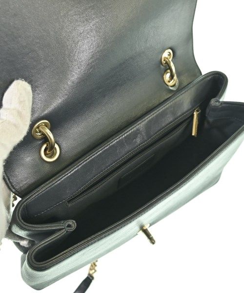 Chanel V-stitch Top Handle 2-Way Chain Shoulder CC Logo Bag — view 4