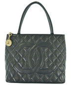 Chanel Reissue Tote Bag CC Logo Caviar Leather