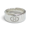 Hermes Eclipse Ribbon Ring H Logo Silver