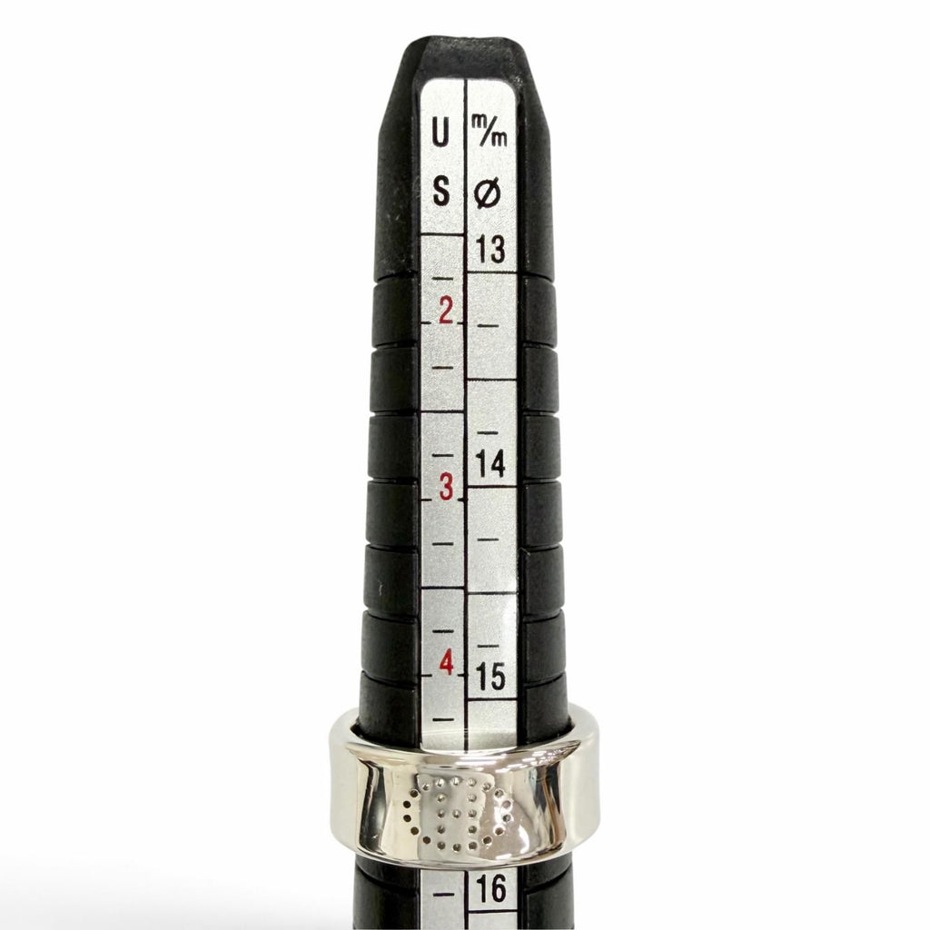 Hermes Eclipse Ribbon Ring H Logo Silver — view 8