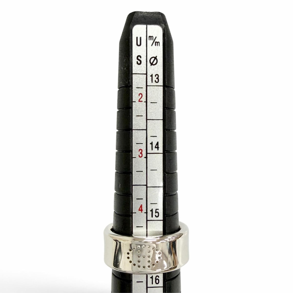 Hermes Eclipse Ribbon Ring H Logo Silver — view 8