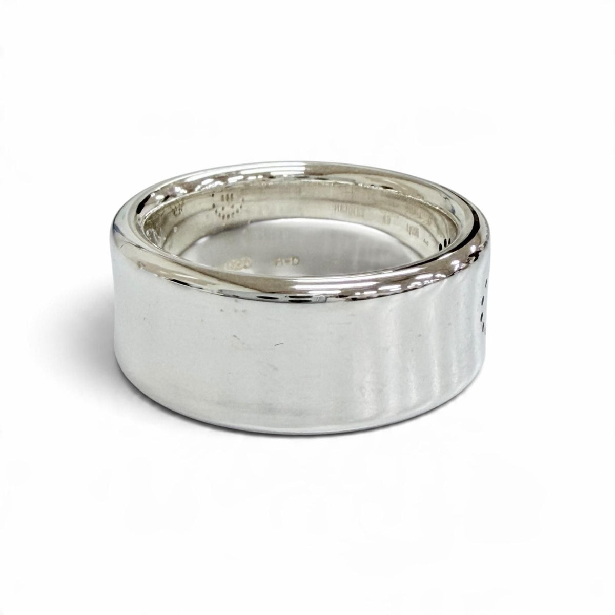Hermes Eclipse Ribbon Ring H Logo Silver — view 3