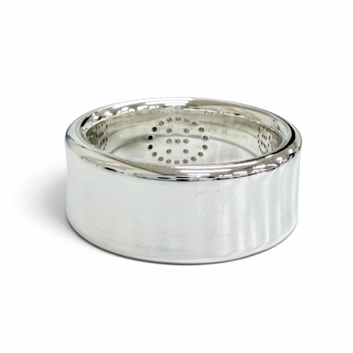 Hermes Eclipse Ribbon Ring H Logo Silver — view 4