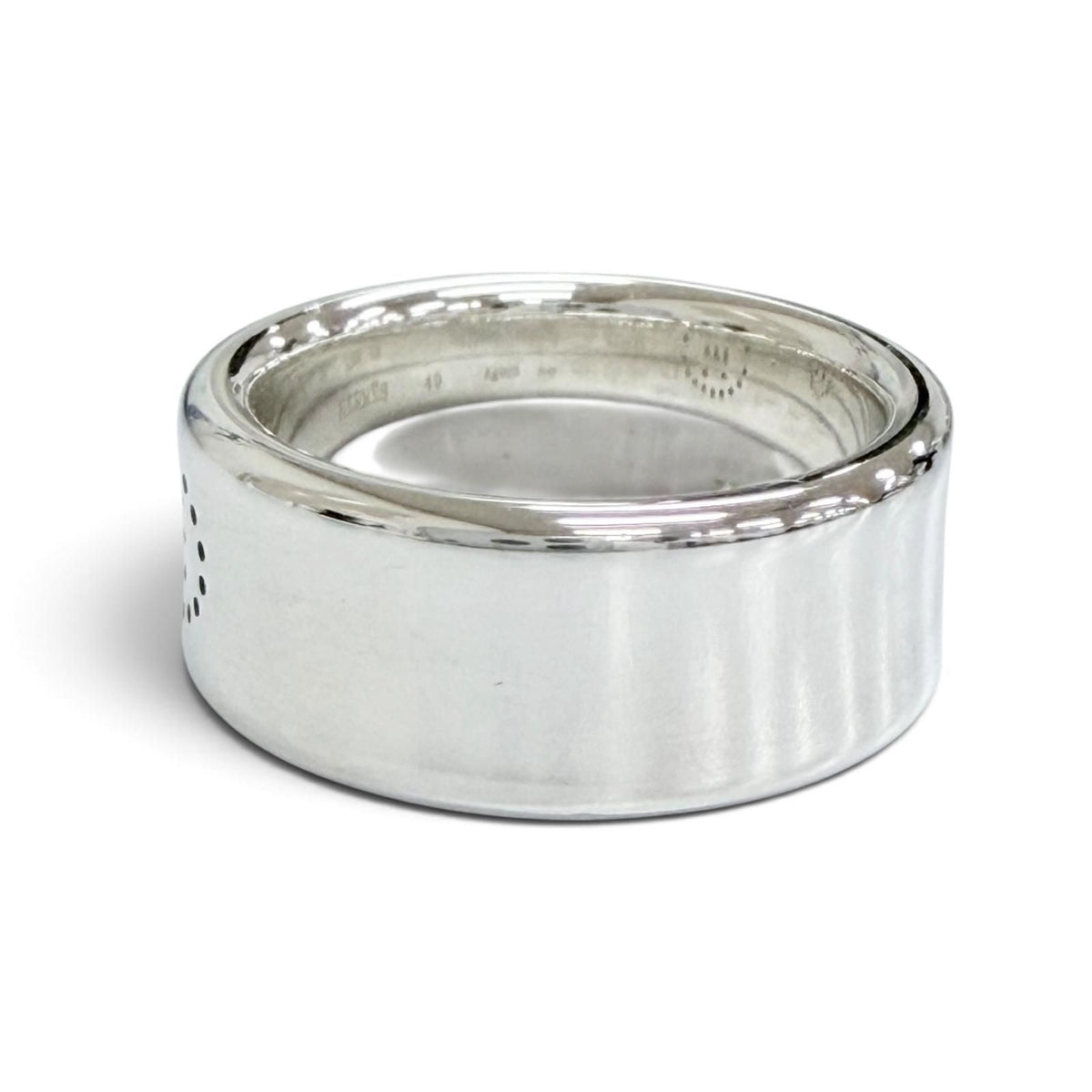Hermes Eclipse Ribbon Ring H Logo Silver — view 2