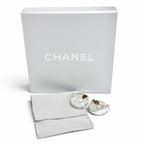 Chanel 925 Logo Earrings Clip-On Silver — view 2