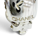 Chanel 925 Logo Earrings Clip-On Silver — view 6