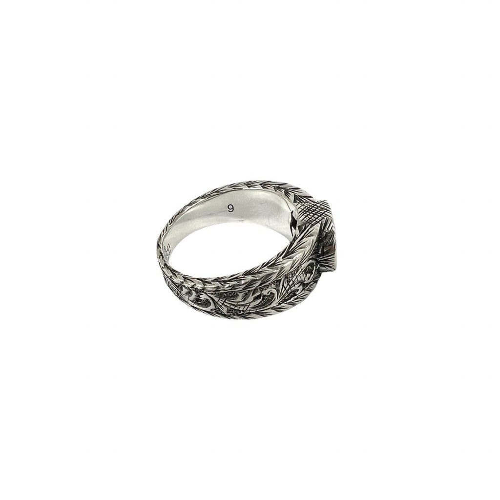Gucci Interlocking G Arabesque Ring 925 Sterling Silver — view 5