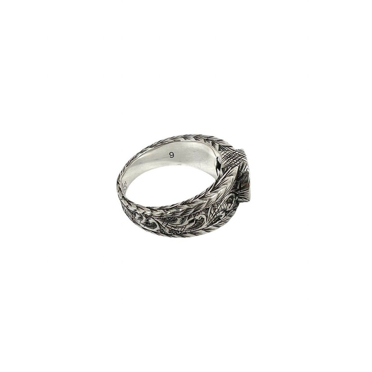 Gucci Interlocking G Arabesque Ring 925 Sterling Silver — view 5