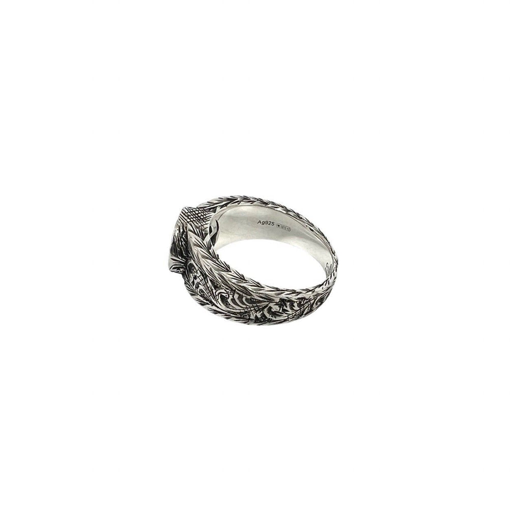 Gucci Interlocking G Arabesque Ring 925 Sterling Silver — view 4