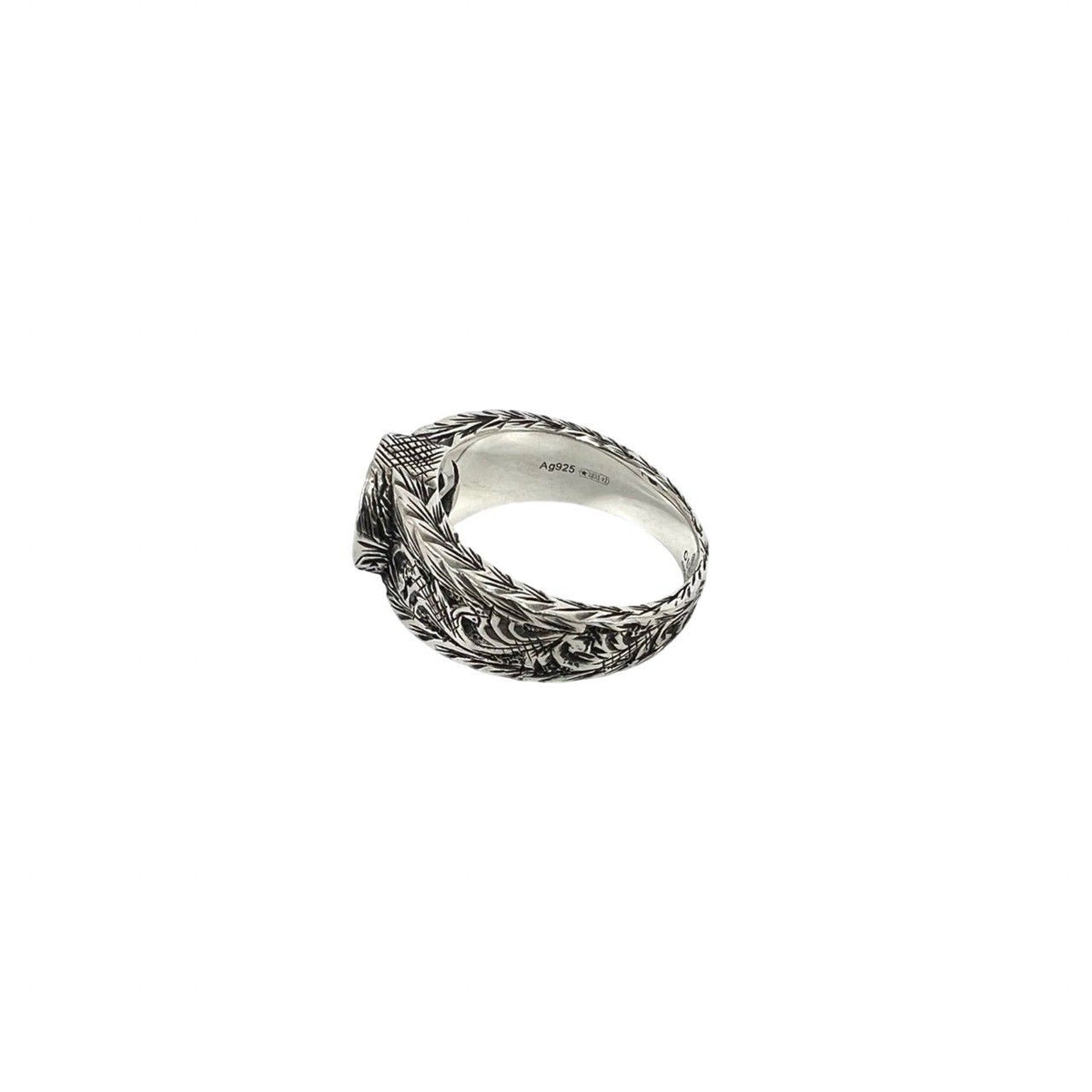 Gucci Interlocking G Arabesque Ring 925 Sterling Silver — view 4