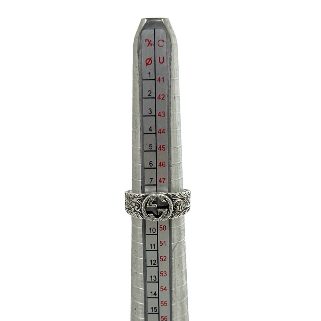 Gucci Interlocking G Arabesque Ring 925 Sterling Silver — view 7