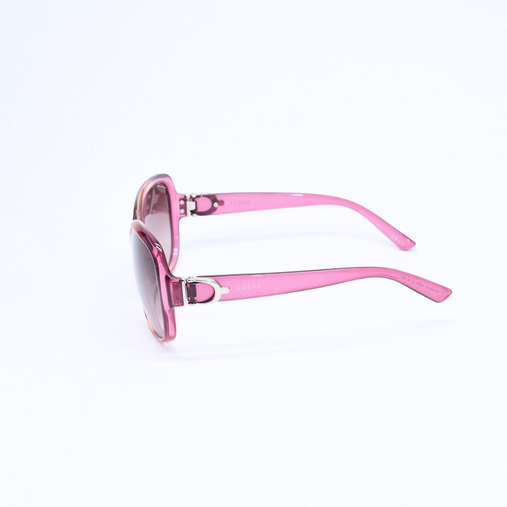 Gucci Sunglasses Eyewear S Horsebit Pink Silver — view 6