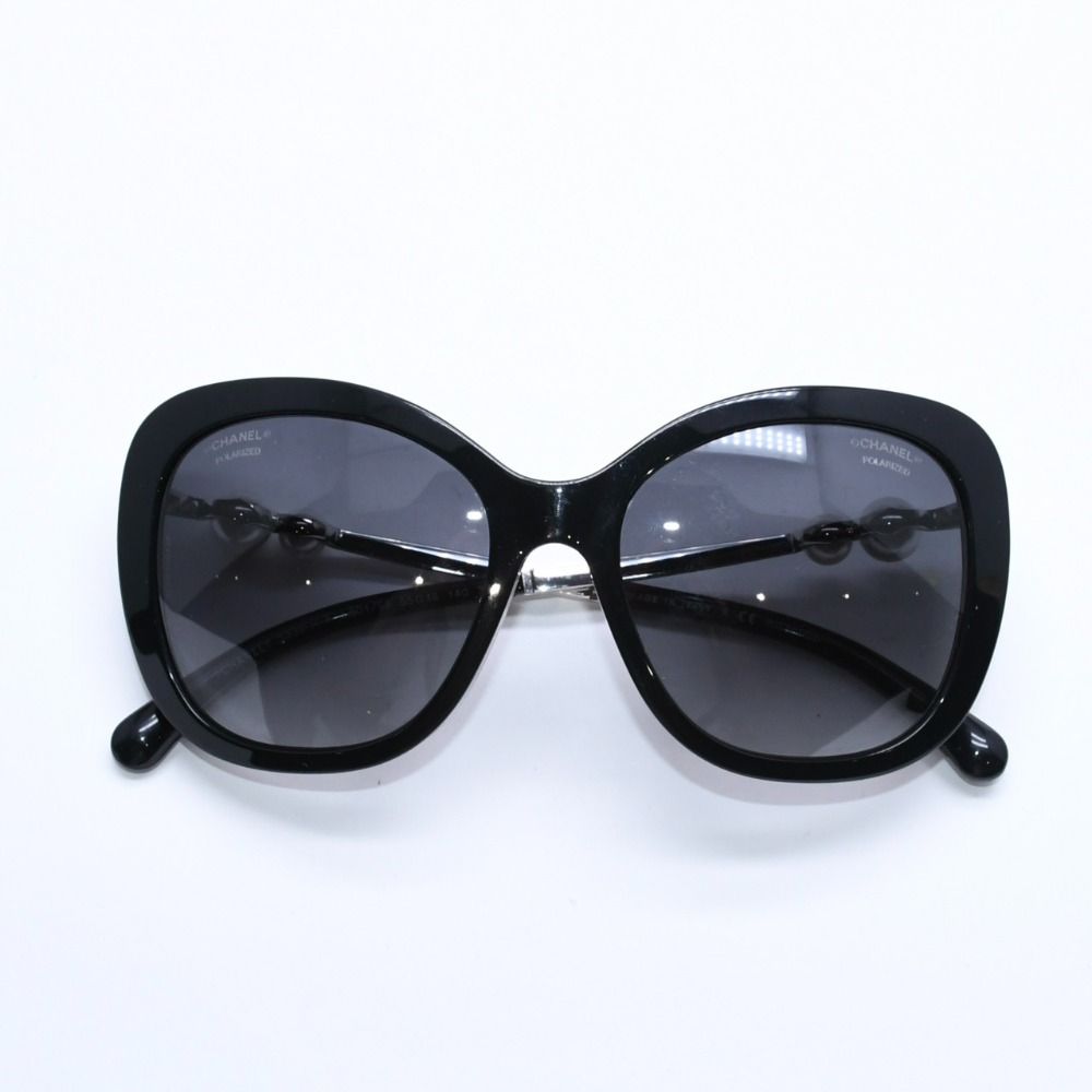 Chanel Sunglasses Eyewear S8 CC Logo Faux Pearl Black — view 2