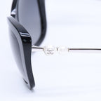 Chanel Sunglasses Eyewear S8 CC Logo Faux Pearl Black — view 7