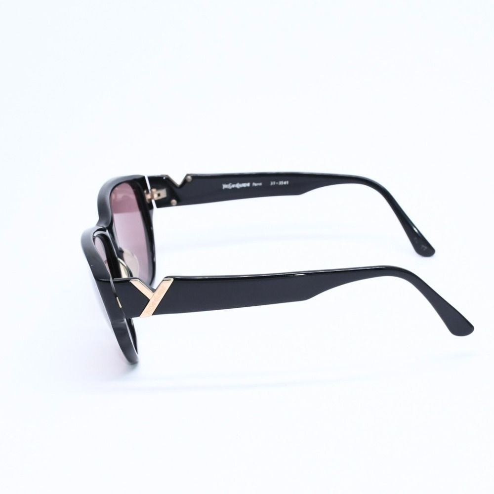 Saint Laurent Sunglasses Eyewear Black Brown Acetate — view 5