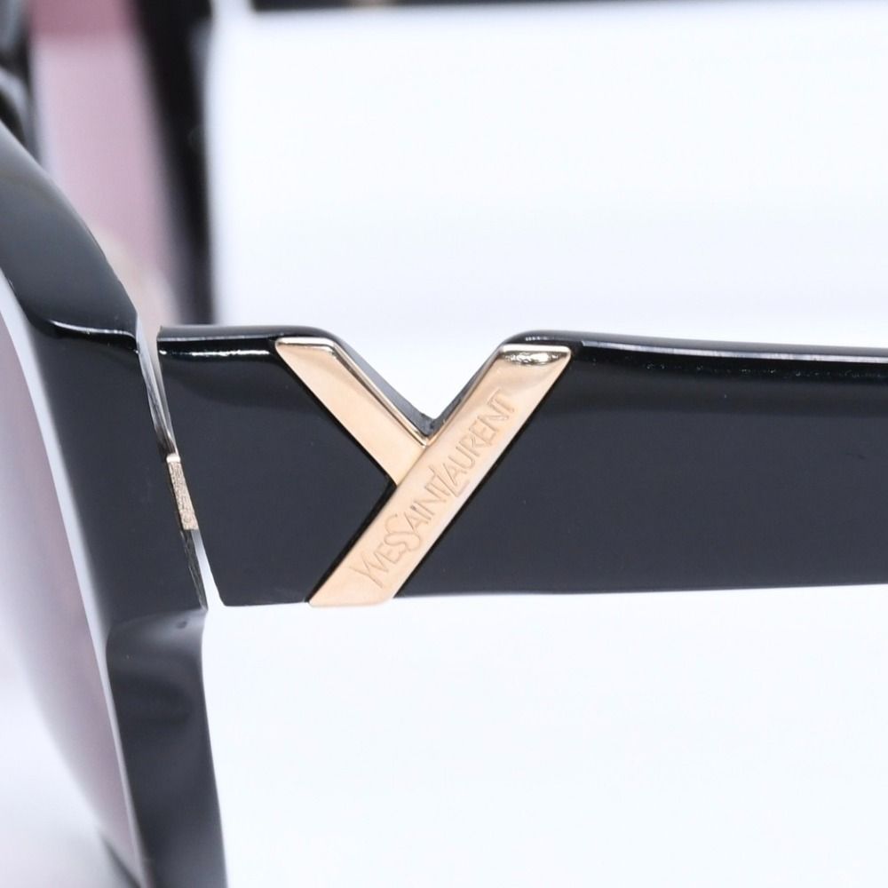 Saint Laurent Sunglasses Eyewear Black Brown Acetate — view 6