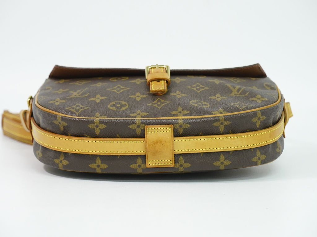 Louis Vuitton LV Jeune Fille Monogram Shoulder Bag Pochette Brown — view 3