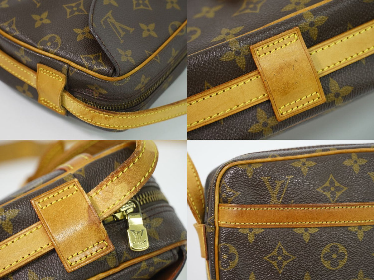 Louis Vuitton LV Jeune Fille Monogram Shoulder Bag Pochette Brown — view 7