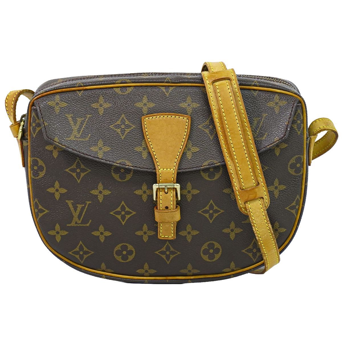 Louis Vuitton LV Jeune Fille Monogram Shoulder Bag Pochette Brown