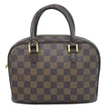 Louis Vuitton LV Sarria Mini Damier Ebene Handbag Brown Bag