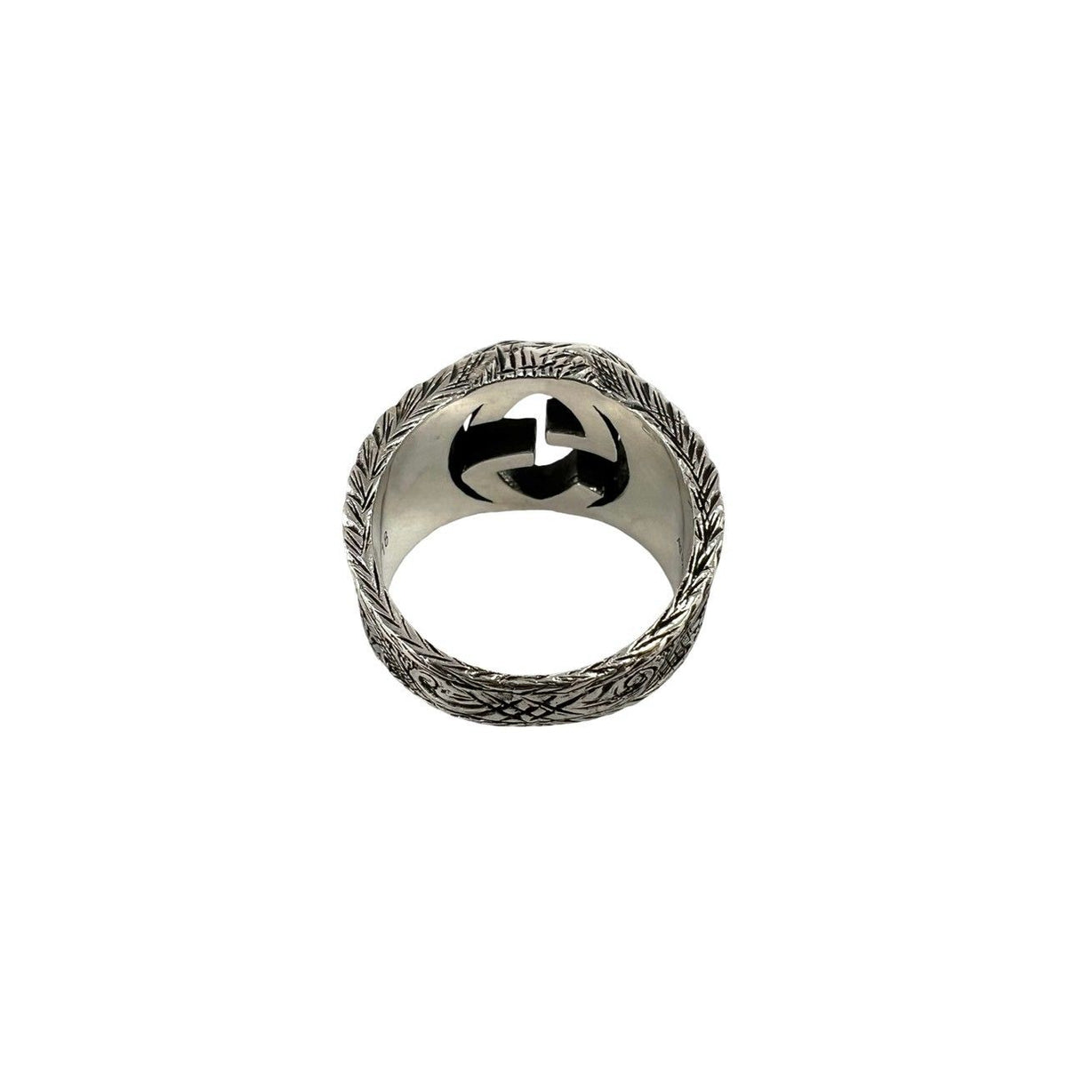 Gucci Interlocking G Arabesque Ring 925 Sterling Silver — view 6