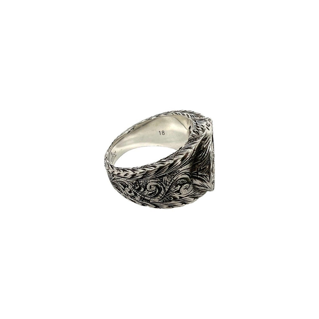 Gucci Interlocking G Arabesque Ring 925 Sterling Silver — view 5