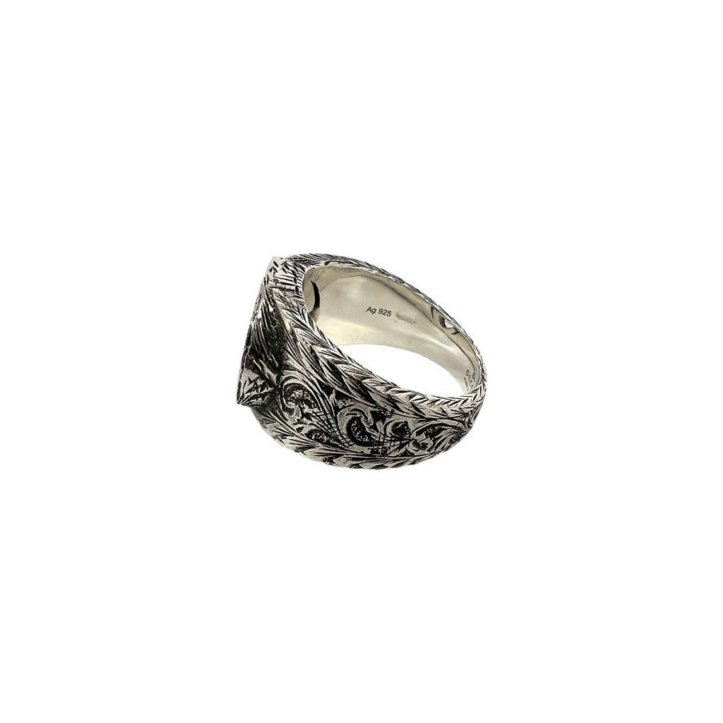 Gucci Interlocking G Arabesque Ring 925 Sterling Silver — view 4