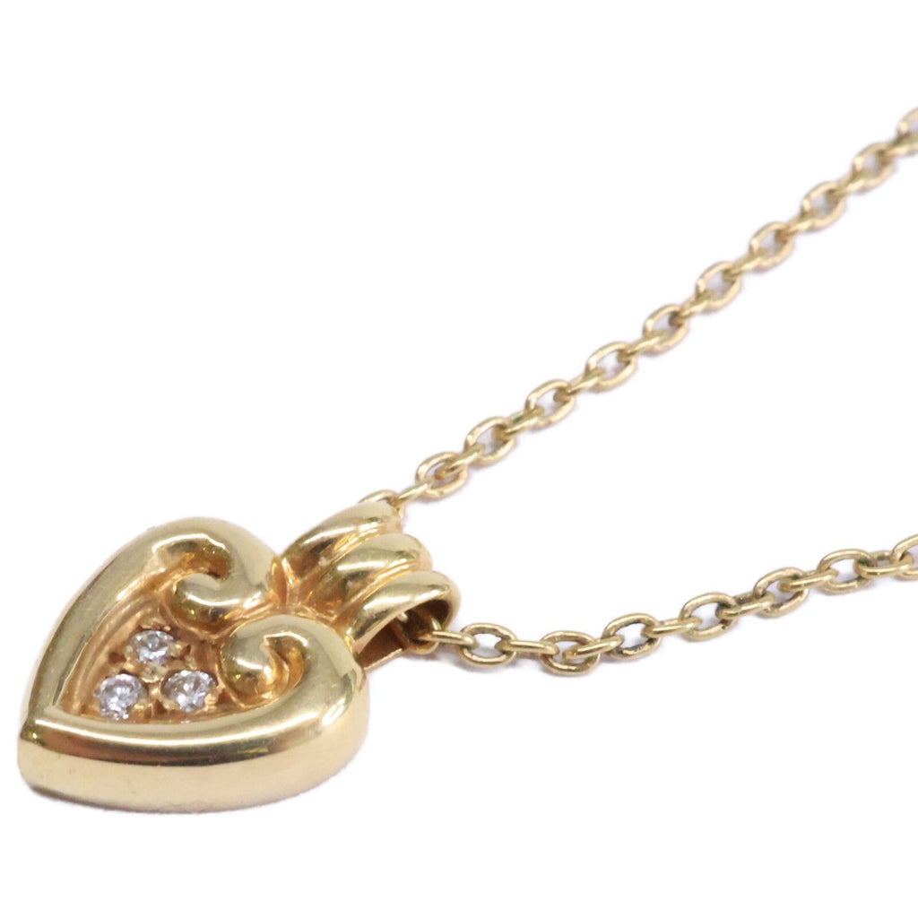 Dior 750 Yellow Gold Diamond Heart Top