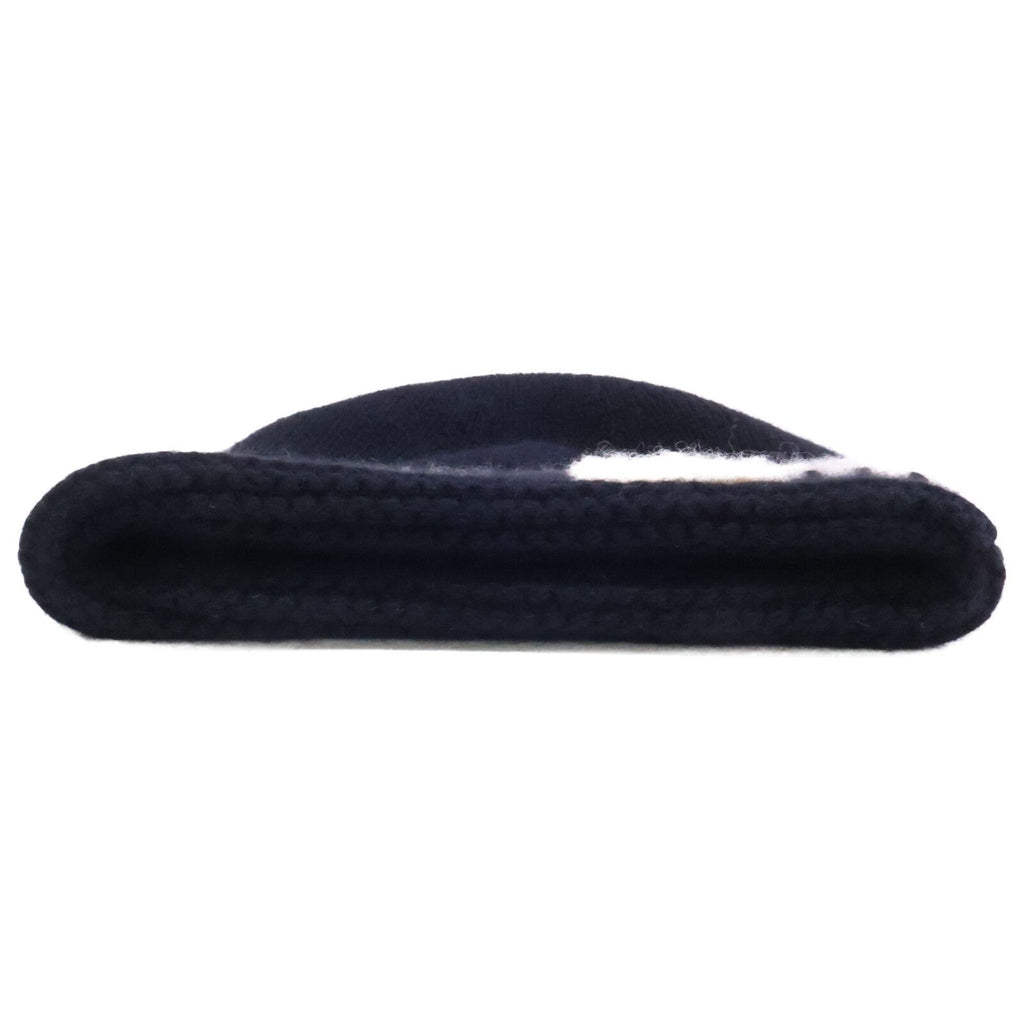 Chanel 23A Cashmere Silk CC Logo Knit Cap Beanie Hat — view 5