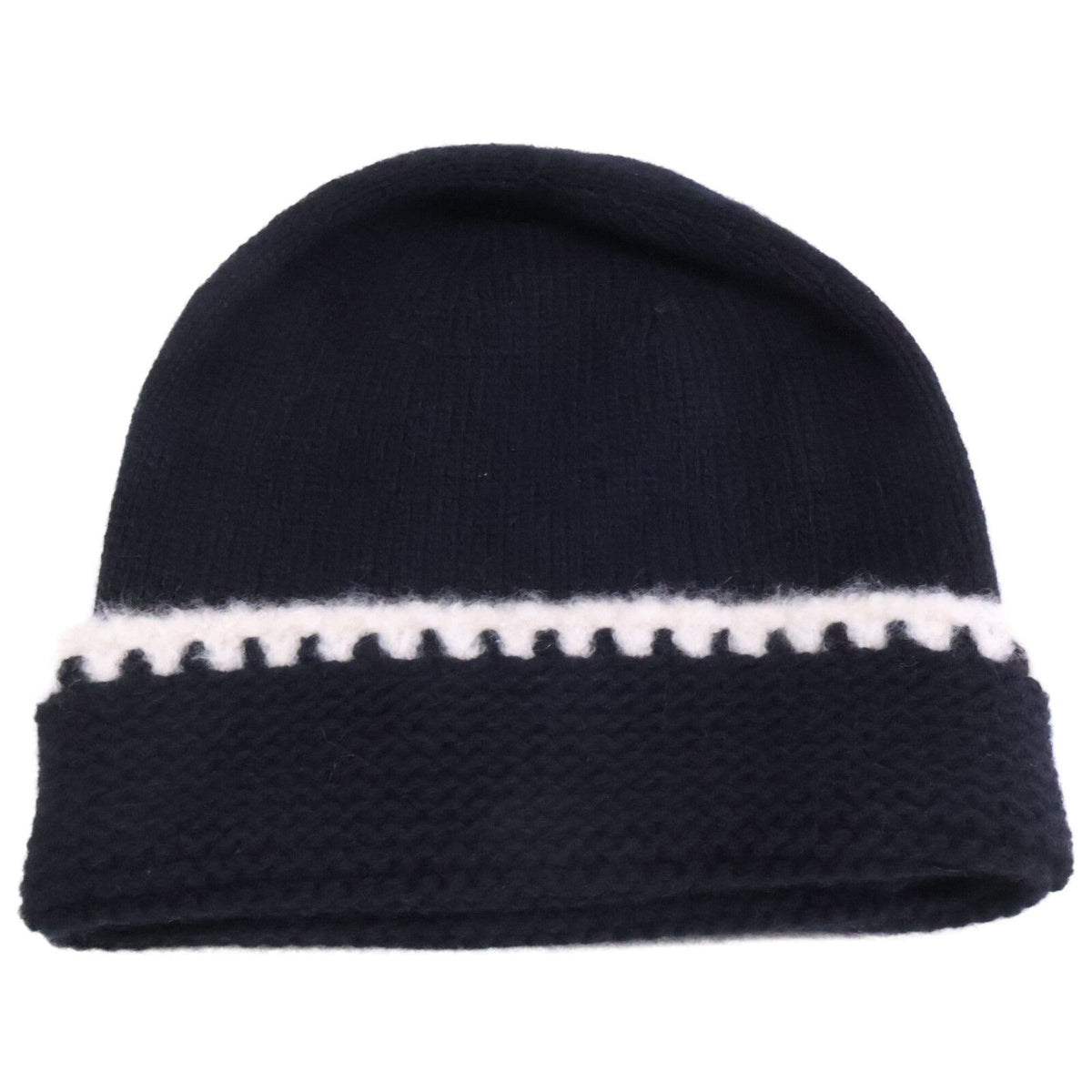 Chanel 23A Cashmere Silk CC Logo Knit Cap Beanie Hat — view 6