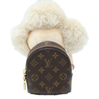 Louis Vuitton Vivienne Hug Faux Fur Leather Monogram Backpack Charm — view 4