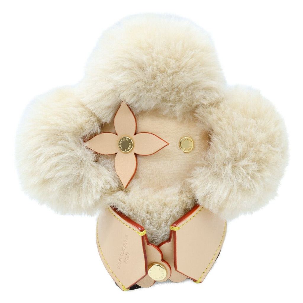 Louis Vuitton Vivienne Hug Faux Fur Leather Monogram Backpack Charm