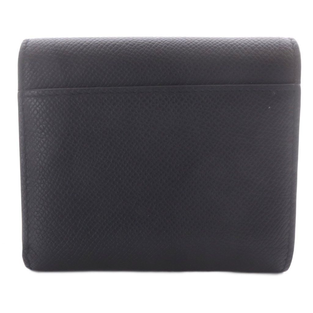 Dior Saddle Lotus Wallet Trifold Goatskin Black — view 2