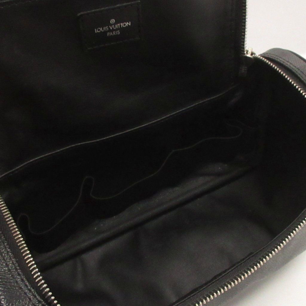 Louis Vuitton Damier Graphite Toilette Pouch Second All Over Print Black — view 5