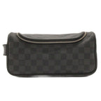 Louis Vuitton Damier Graphite Toilette Pouch Second All Over Print Black