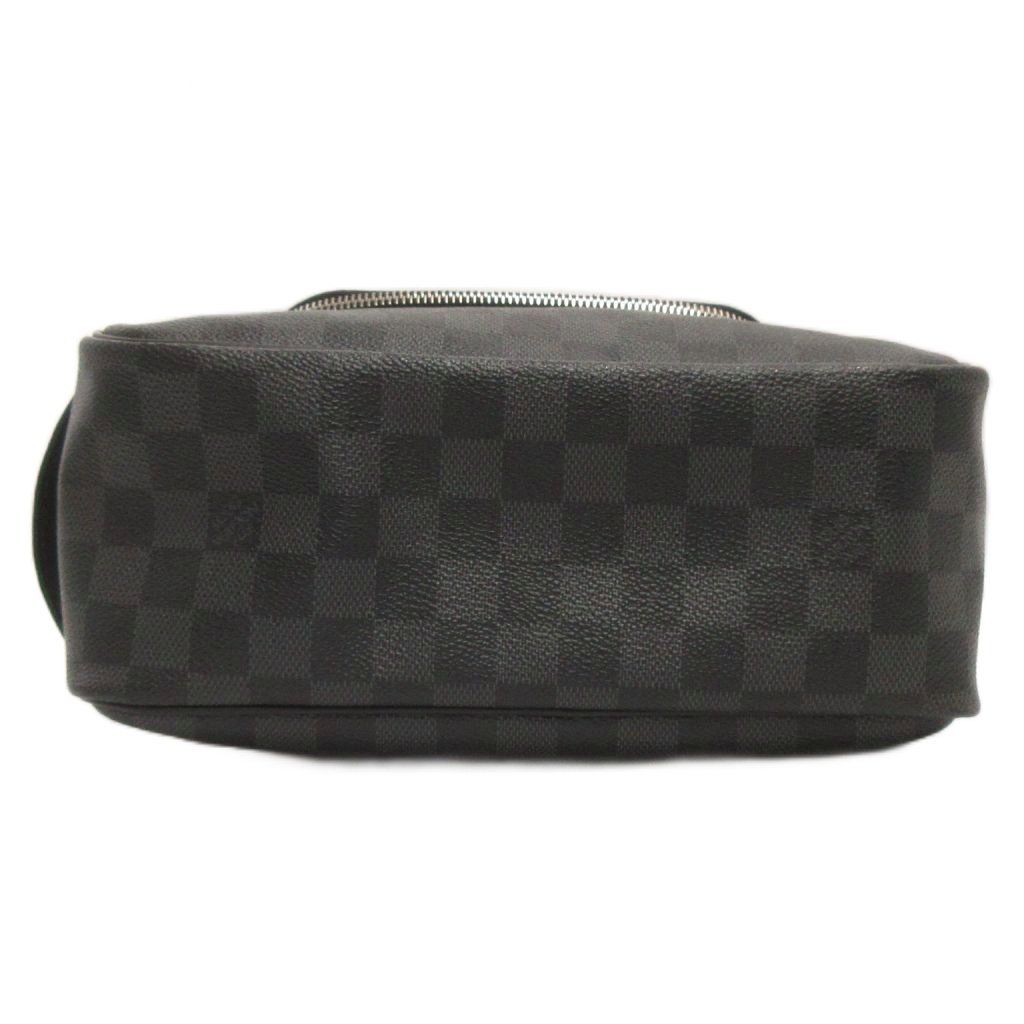 Louis Vuitton Damier Graphite Toilette Pouch Second All Over Print Black — view 4