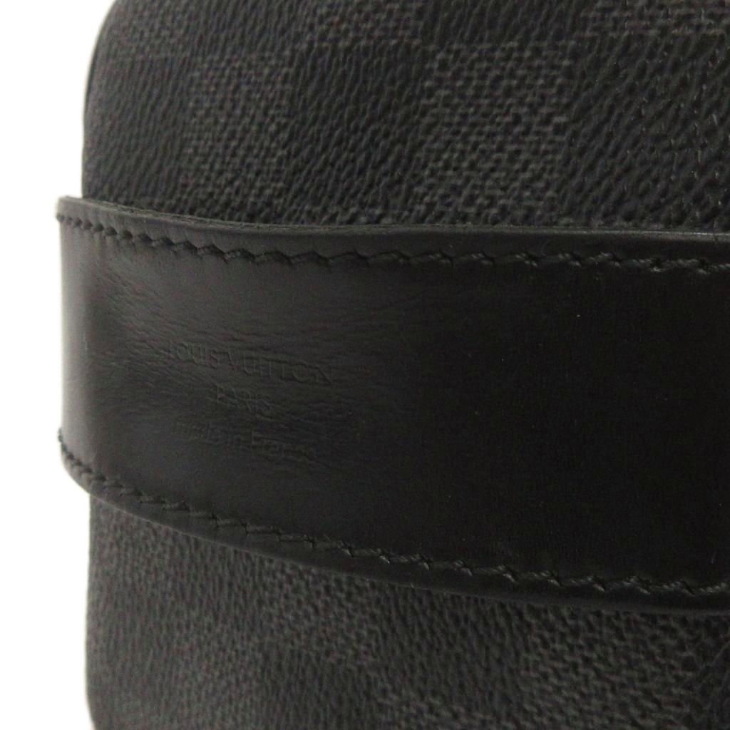 Louis Vuitton Damier Graphite Toilette Pouch Second All Over Print Black — view 7
