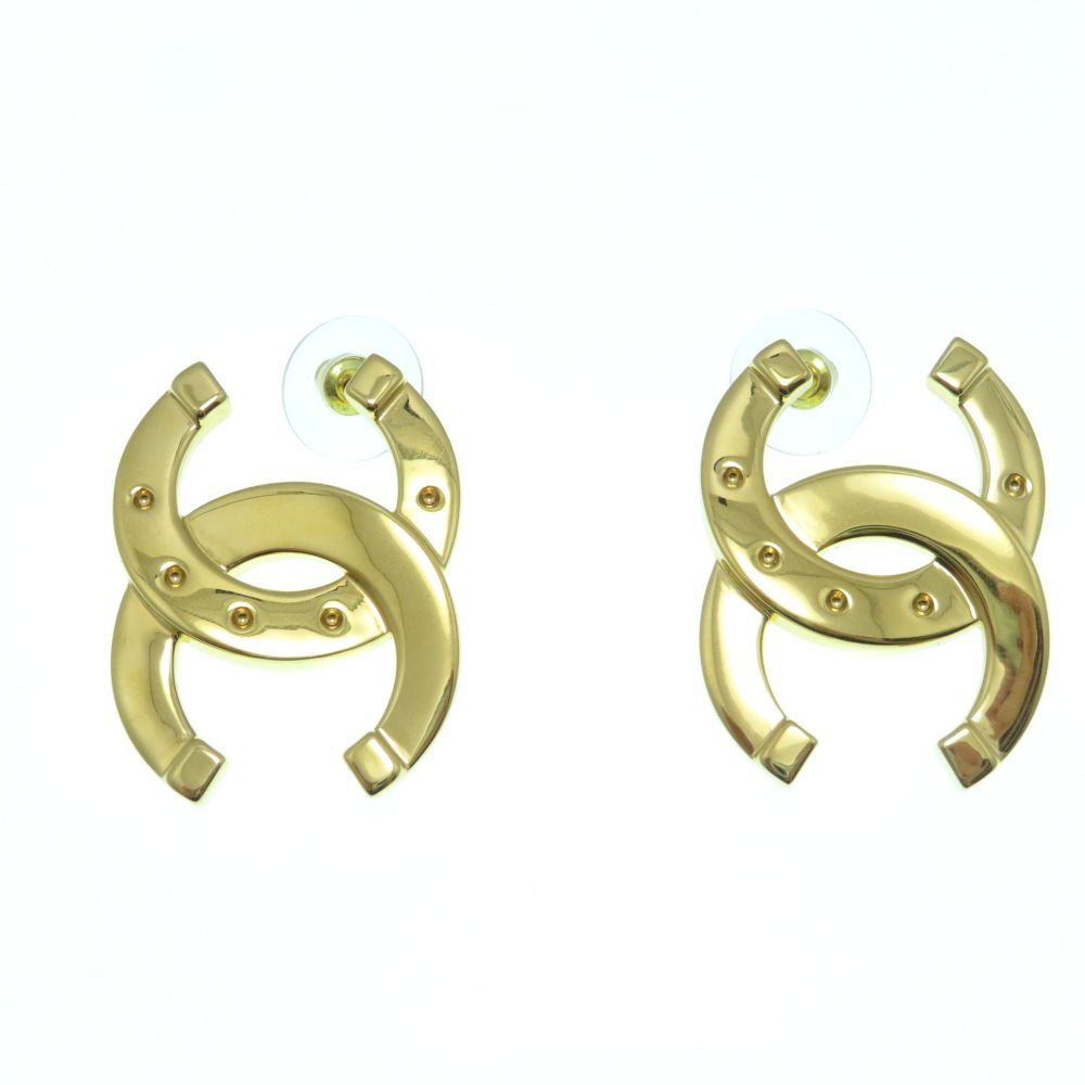Chanel CC Logo Earrings