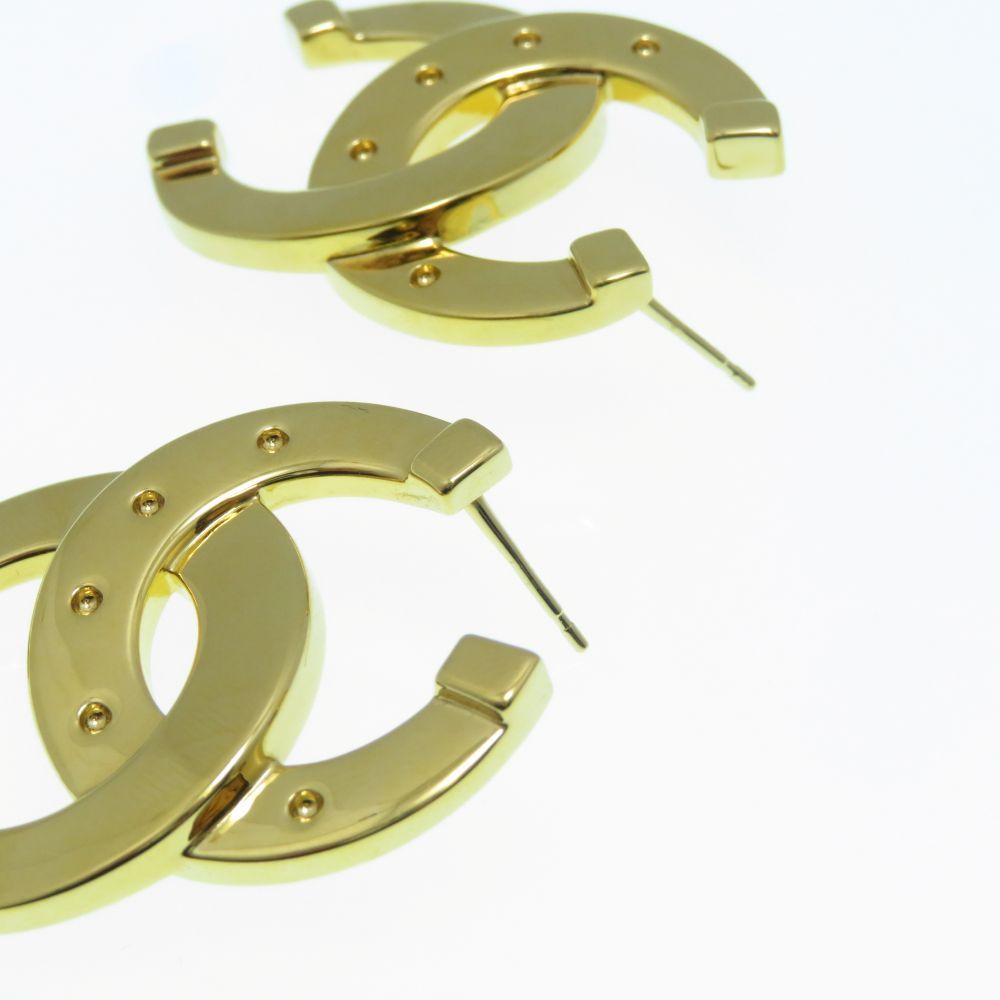 Chanel CC Logo Earrings — view 4