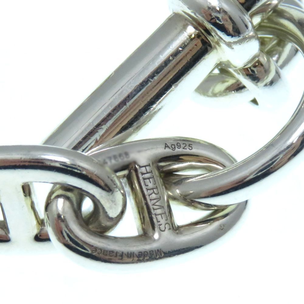 Hermes Chaine D'ancre BL 16 Links Bracelet Silver — view 3
