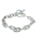 Hermes Chaine D'ancre BL 16 Links Bracelet Silver