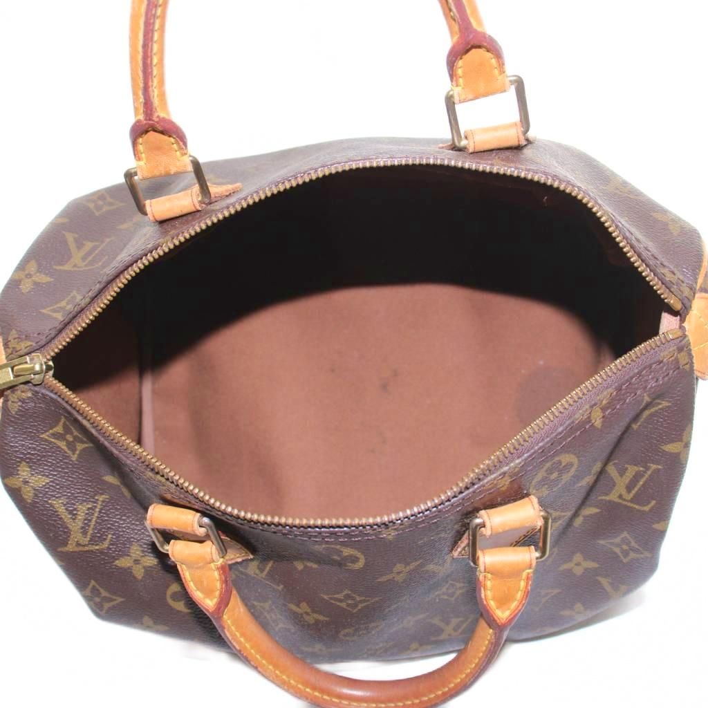 Louis Vuitton Speedy 30 Mini Boston Bag Monogram Pattern Brown — view 6
