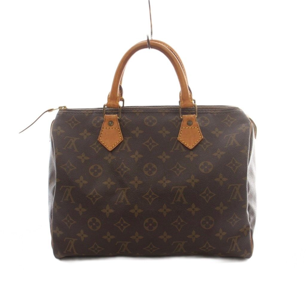 Louis Vuitton Speedy 30 Mini Boston Bag Monogram Pattern Brown