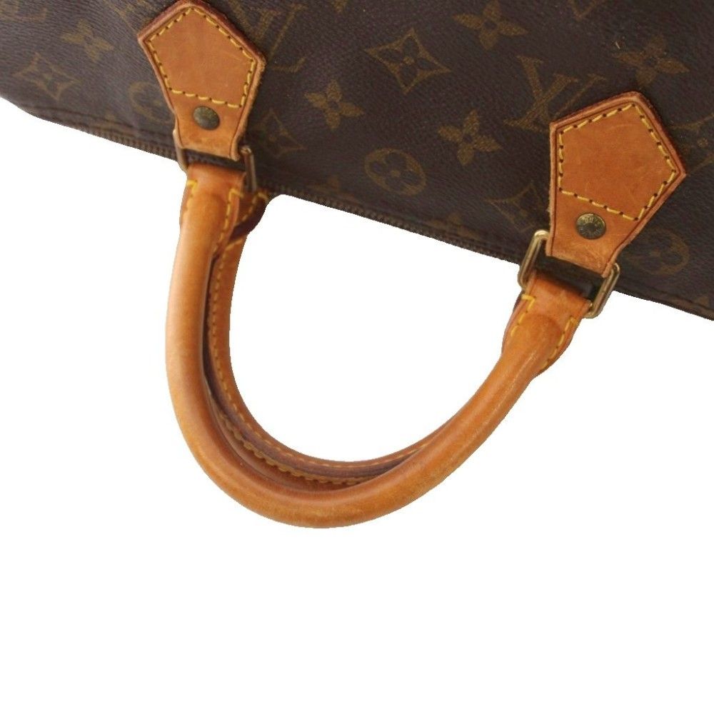 Louis Vuitton Speedy 30 Mini Boston Bag Monogram Pattern Brown — view 5