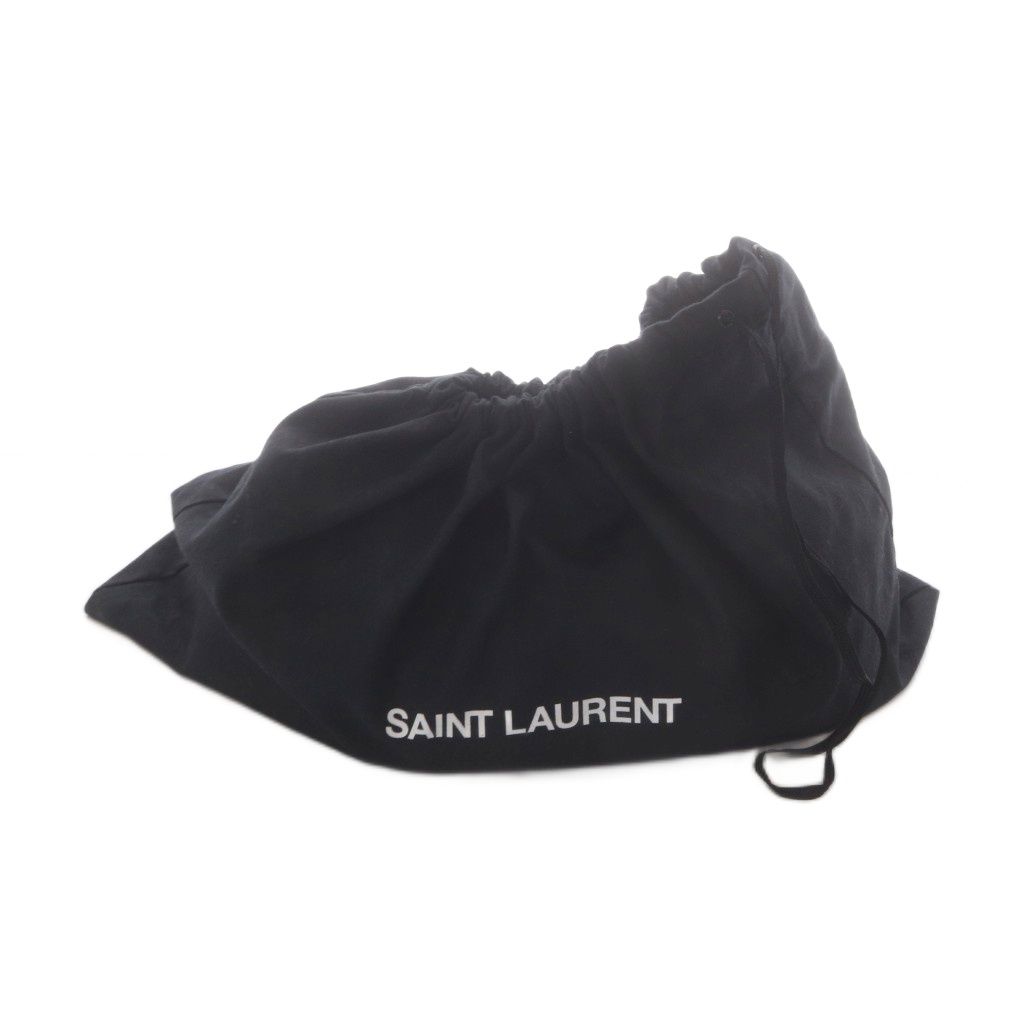 Saint Laurent Classic Monogram Grained Poodle Embossed Leather Belt Bag — view 5